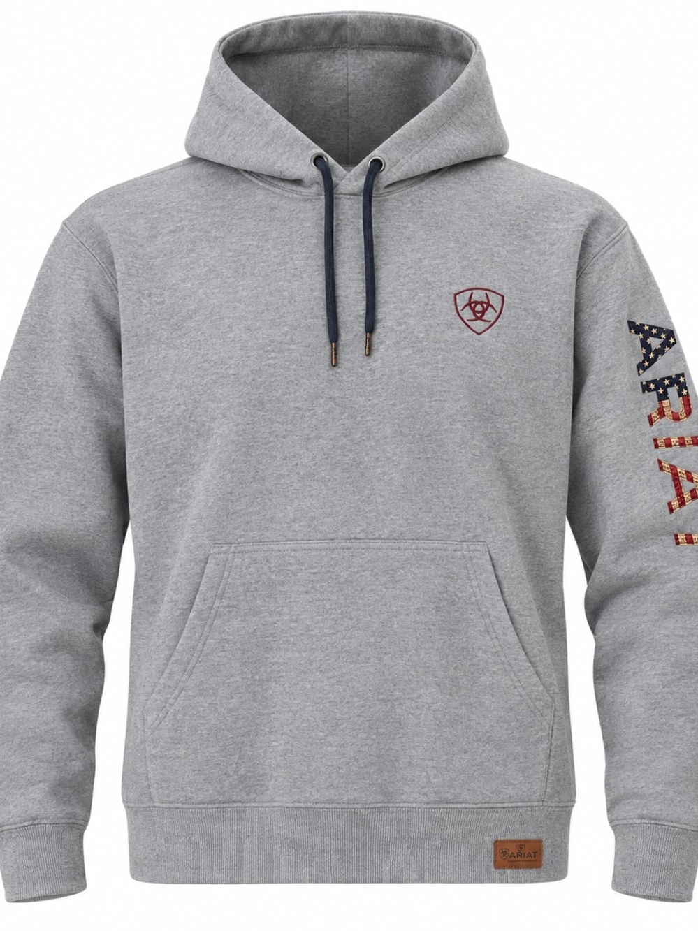 Ariat Long Sleeve Hoodie Men's Chimayo Graphic Gray Size XL